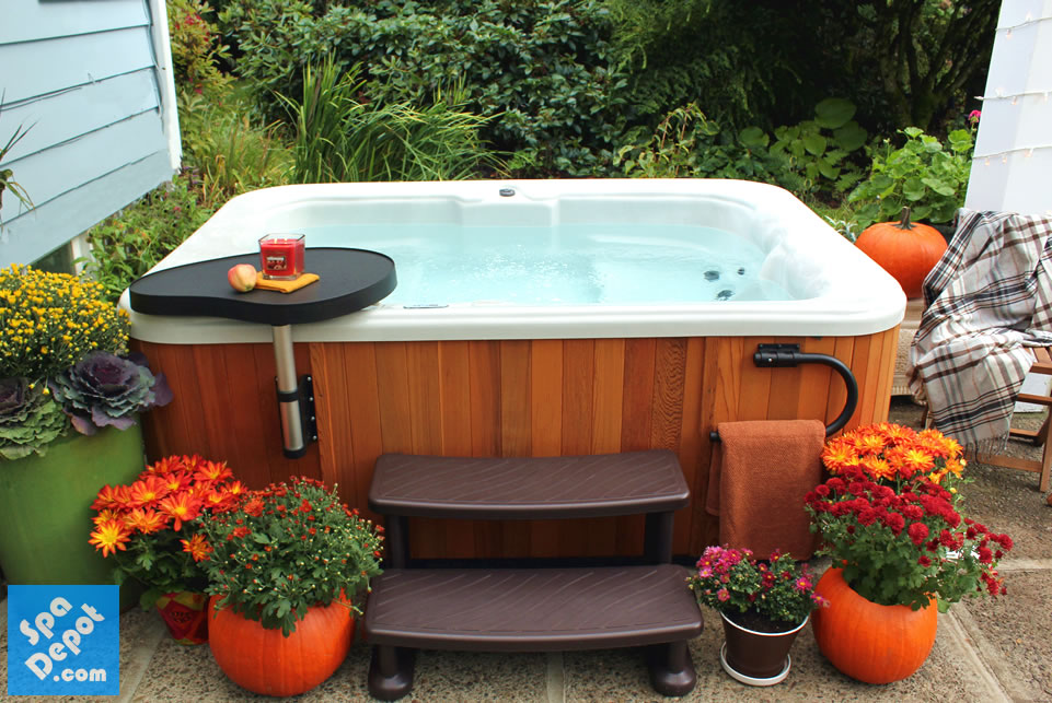 5 Great Fall Patio Decorating  Ideas  Hot Tub  Blog 